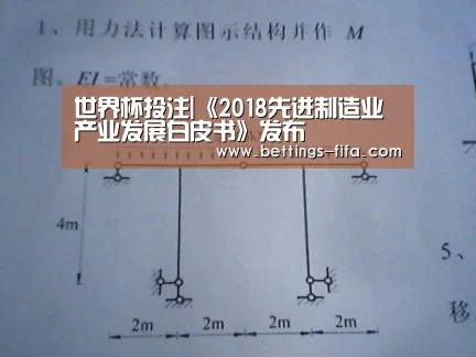 世界杯投注|《2018先进制造业产业发展白皮书》发布(图1) 世界杯投注