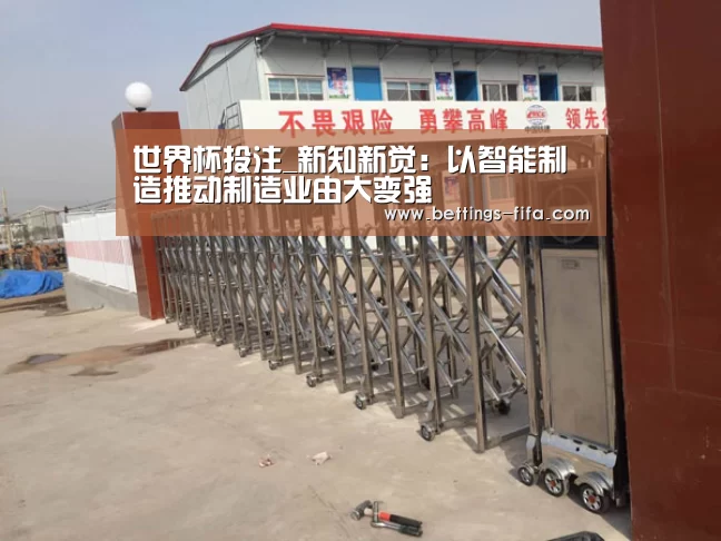 世界杯投注_新知新觉:以智能制造推动制造业由大变强(图3) 世界杯投注